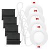 Globe Electric 91119 4" Ultra Slim LED Integrated Recessed Lighting Kit 4-Pack, 9 Watts, Energy Star, IC Rated, Dimmable, Wet Rated, White, 4.25" Hole Size, Bathroom Lights, 540 Lumens Each view 1