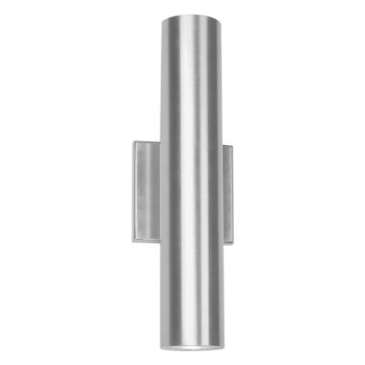 WAC Lighting dweLED, Caliber 2 Light LED Indoor and Outdoor Wall Light 3000K in Brushed Aluminum