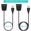 Kissmart Charger for Fitbit Alta HR, Replacement Charging Cable Clip Cord for Fitbit Alta HR (2-Pack,1.8ft & 3.3ft) view 3