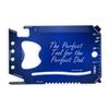 Perfect Tool For Perfect Dad Father's Day Gift - 3D Laser Engraved Wallet Multi Tool 12 Function (Blue) view 1