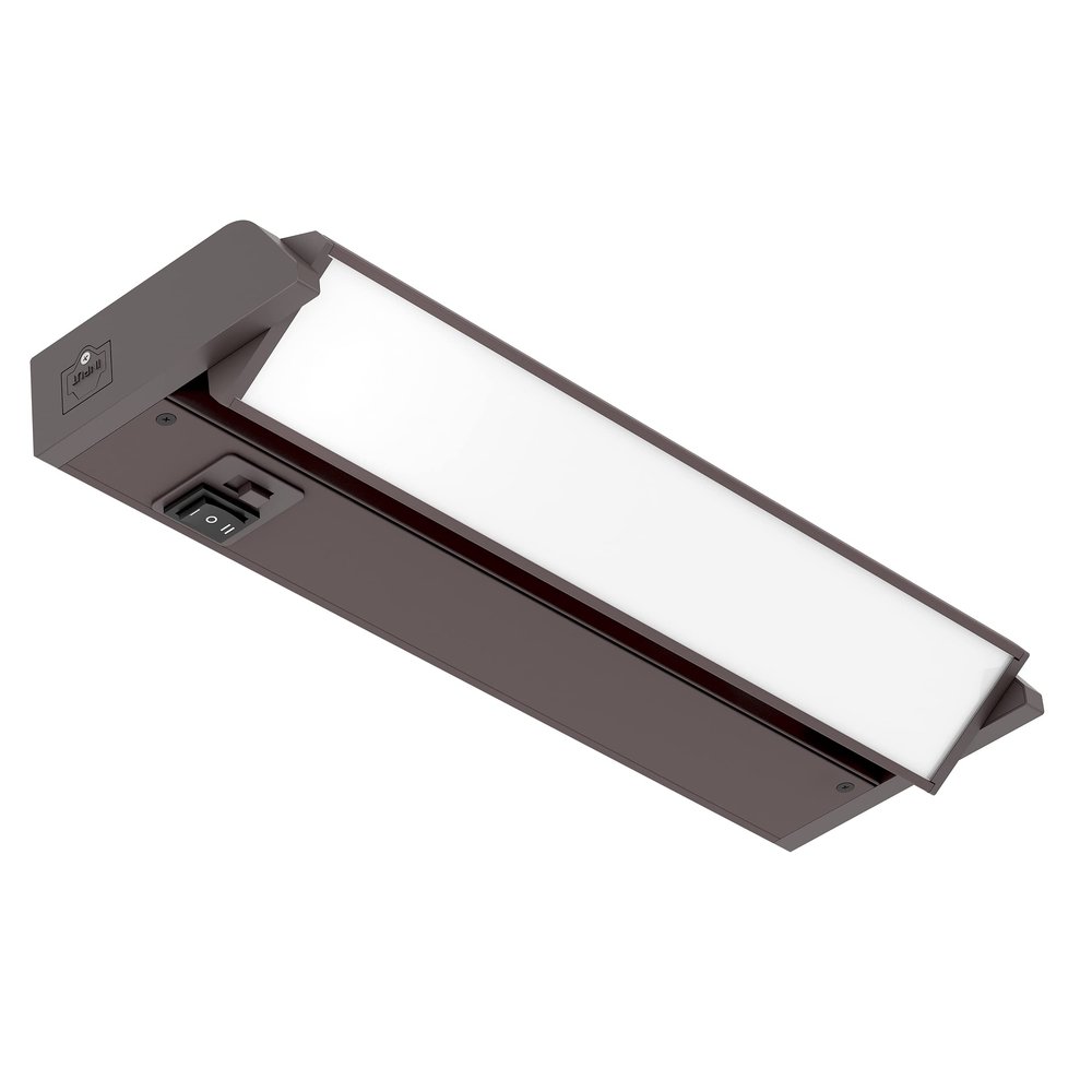 GETINLIGHT 12-Inch Swivel LED Under Cabinet Light, 3-CCT Selectable, Bronze