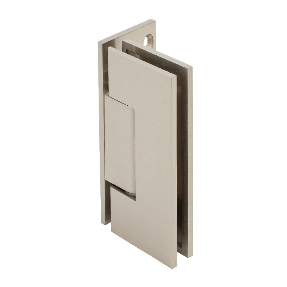 CRL MEL044BN Brushed Nickel Melbourne Wall Mount Offset Back Plate Hinge