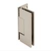 CRL MEL044BN Brushed Nickel Melbourne Wall Mount Offset Back Plate Hinge view 1