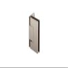 CRL MEL044BN Brushed Nickel Melbourne Wall Mount Offset Back Plate Hinge view 4