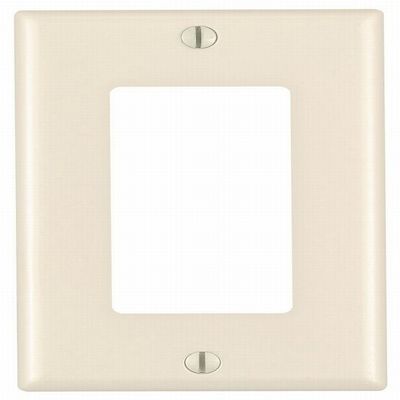Leviton 026-80401-00T Light Almond 1 Gang Decora Wall Plate