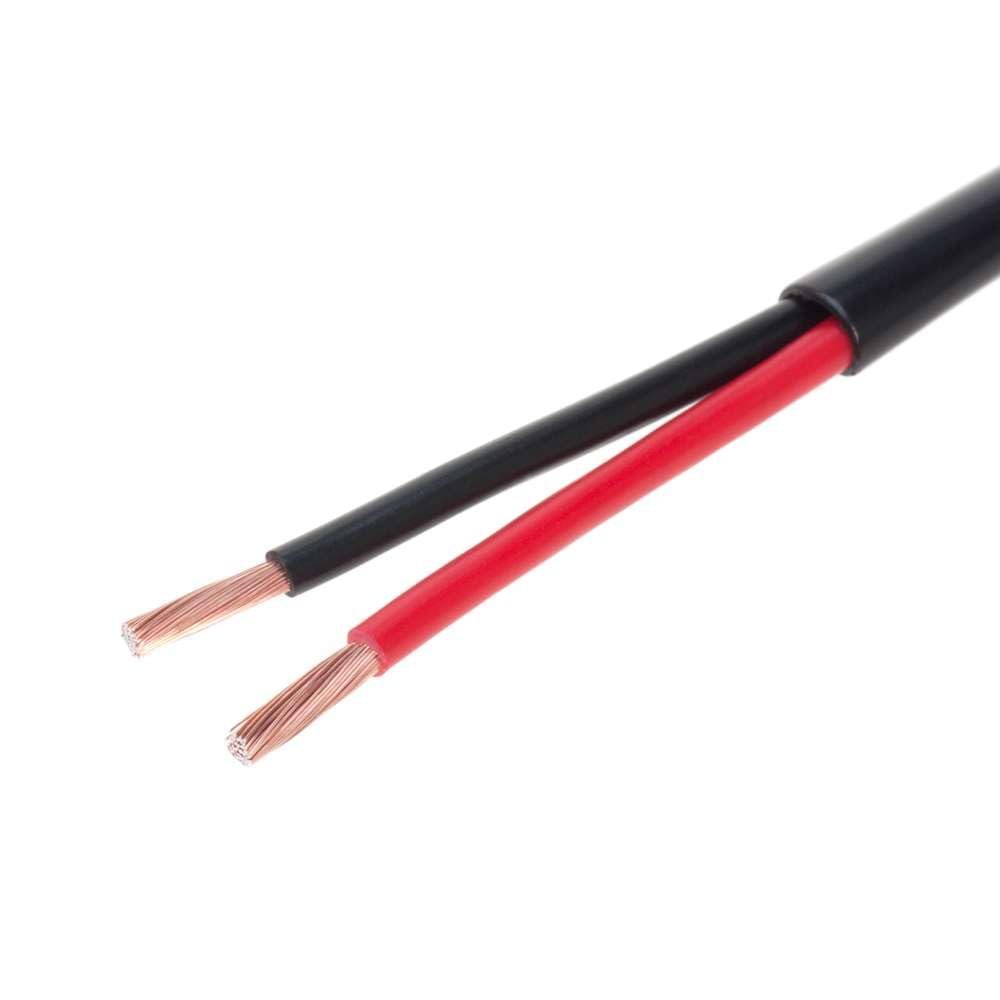 Cables Direct 16-Gauge Outdoor Speaker Wire, 500 Ft | 2 Conductor, Copper Clad Aluminum, Stranded Bulk Audio Cable | CL2, Direct Burial, UV Resistant