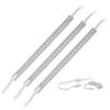 H. Bowes 3 x 12 LED Strip Kit - Silver Cover with Cool White Light (6,000k) - Under Cabinet Furniture 120v/110v - Dimmable - Line Voltage - Professional Grade Electrician view 1