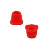 ALXCD Ear Tips for Powerbeats3 Wireless Earphone, SML 3 Sizes 6 Pair Earbud Tips & 2 Pair Double Flange Silicone Replacement Ear Tip Cushion, Fit for Beats Powerbeats 3 Wireless 3 [8 Pair](Red) view 2