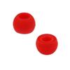 ALXCD Ear Tips for Powerbeats3 Wireless Earphone, SML 3 Sizes 6 Pair Earbud Tips & 2 Pair Double Flange Silicone Replacement Ear Tip Cushion, Fit for Beats Powerbeats 3 Wireless 3 [8 Pair](Red) view 3