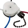 ZE-208S E89885 ZH Pull Chain Ceiling Fan Switch Repair Kit Replacement 3 Speed 4 Wire 3 Way 4 Position Rotary Motor Controller 3A 250VAC 6A 125VAC For Ceiling Fans, Floor Fans, Appliances Black Nickel view 1