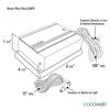 Cocoweb 10" LED Classic Gallery Light with Hard Wired Kit - ALEDV-10ORB-DWP view 3