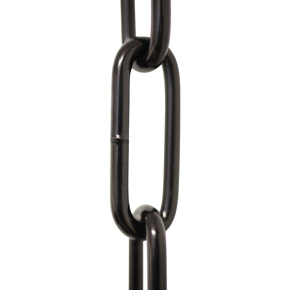 RCH Hardware CH-S59-04-BLK Steel Chandelier Chain 9 Gauge, Black (1 Foot)