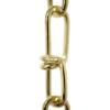 RCH Hardware CH-S52-03-PB Steel Basket Chain 14 Gauge, Polished Brass (1 Foot) view 1