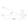 WAC Lighting, Endurance 30W LED Double Signage Light 3000K in Bronze view 3