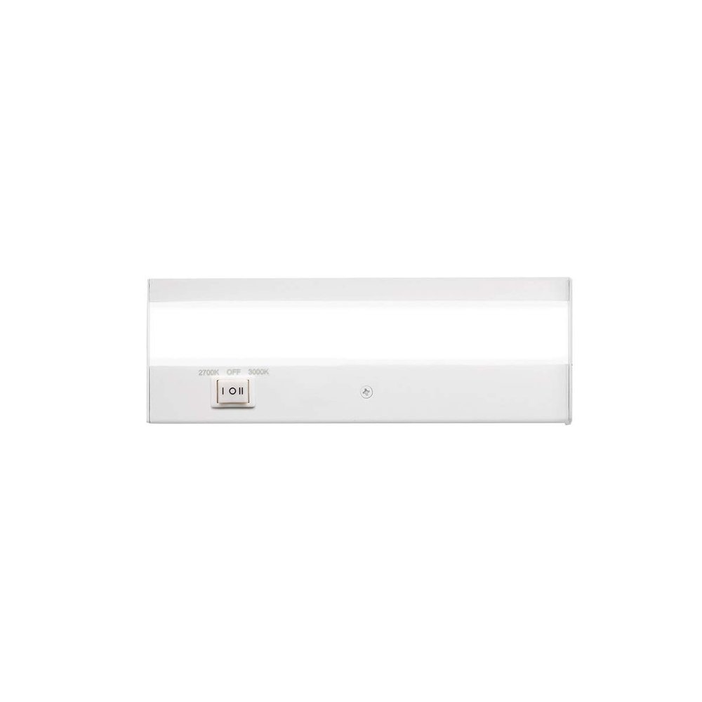 WAC Lighting BA-ACLED8-27/30WT Duo ACLED Dual Color Option Bar in White Finish; 2700K and 3000K, 8 Inches