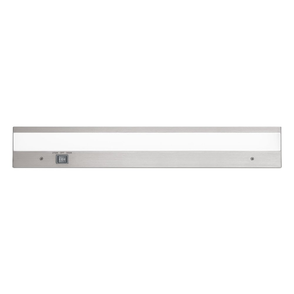 WAC Lighting BA-ACLED18-27/30AL Duo ACLED Dual Color Option Bar in Brushed Aluminum Finish; 2700K and 3000K, 18 Inches
