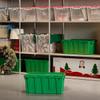Buckhorn AR2717120204000 Industrial Plastic Stackable Storage KeepBox Tote Container with Hinged Attached Lid, 27-Inch L x 17-Inch W x 12-Inch H, Green view 3