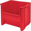 Akro-Mils 13018 Stak-N-Store Heavy Duty Stackable Open Front Plastic Storage Container Bin, (17-1/2-Inch x 16-1/2-Inch x 12-1/2-Inch), Red, (2-Pack) view 1