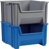 Akro-Mils 13018 Stak-N-Store Heavy Duty Stackable Open Front Plastic Storage Container Bin, (17-1/2-Inch x 16-1/2-Inch x 12-1/2-Inch), Red, (2-Pack) view 3