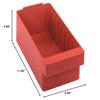 QUANTUM STORAGE SYSTEMS QED601RD Super Tuff Euro Heavy Duty Parts Organizer Red Bins 12" L x 6" W x 5" H 24 Pack view 2