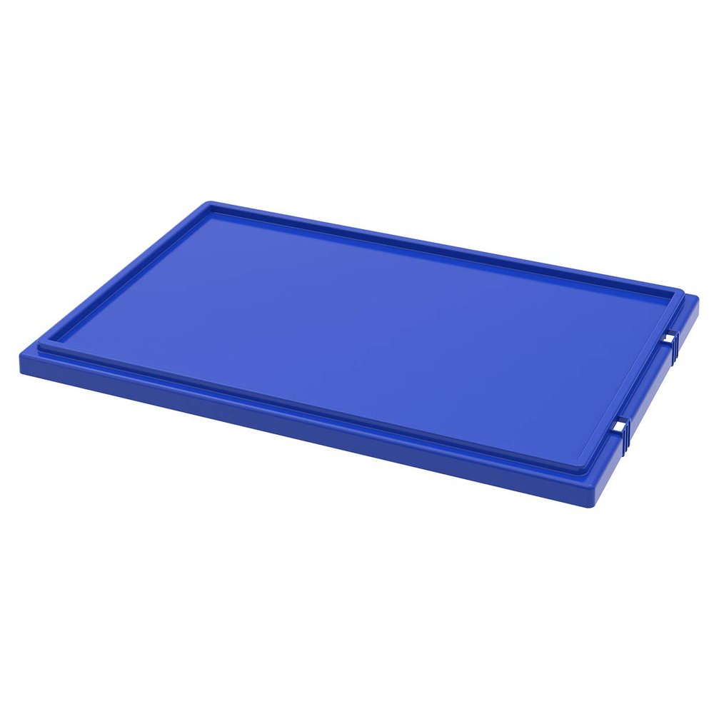 Akro-Mils 35301 Lid for 35300 Plastic Nest and Stack Storage Tote, Blue, (3-Pack)
