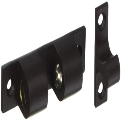 Deltana BTC30U10B Solid Brass 3-Inch x 0.75-Inch Ball Tension Catch