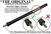 Votex - The Original 6 3/4 Inch for Volkswagen Routan (2009-2014) - Car Wash Proof Short Rubber Antenna - Internal Copper Coil - Premium Reception - German Engineered view 4