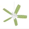 Seahorses and Shells Sage Green - Ceiling Fan Skin Kit fits most 42 inch fans (FAN and BLADES SOLD SEPARATELY) view 1
