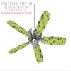 Coconuts Palm Trees and Bananas Sage Green - Ceiling Fan Skin Kit fits most 42 inch fans (FAN and BLADES SOLD SEPARATELY) view 2