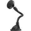 IPOW Long Arm Universal Magnetic Cradle Windshield Dashboard Cell Phone Mount Holder with 4 Metal Plates, Soft Firm Goose Arm & Enhanced Suction Cup view 1