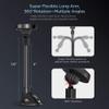 IPOW Long Arm Universal Magnetic Cradle Windshield Dashboard Cell Phone Mount Holder with 4 Metal Plates, Soft Firm Goose Arm & Enhanced Suction Cup view 4
