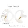 Two Way Radio Ear Mold, Lsgoodcare Replacement Earbud Earmold Left Right Ear Piece Medium Compatible for Motorola Kenwood Midland Surveillance Acoustic Coil Tube Headset (Medium, White) view 4