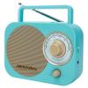 Studebaker SB2000TG Turquoise/Gold Retro Classic Portable AM/FM Radio with Aux Input Limited Edition view 1