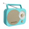 Studebaker SB2000TG Turquoise/Gold Retro Classic Portable AM/FM Radio with Aux Input Limited Edition view 2