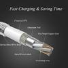 Durable Metal Braided USB Cable Charger Power Sync Wire Micro-USB Data Cord [Silver] [Fast Charge] for Amazon Fire HD 10, 8, Kindle DX, Fire, HD 6, 7, 8.9, HDX 7, 8.9 view 2