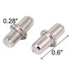uxcell 5mm Metal Furniture Cupboard Shelf Pins Pegs Supports Holder 30Pcs view 2