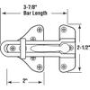Prime-Line U 11318 Swing Bar Door Guard With High Security Auxiliary Lock, Chrome Finish (Single Pack) view 2