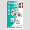 Prime-Line U 11318 Swing Bar Door Guard With High Security Auxiliary Lock, Chrome Finish (Single Pack) view 3