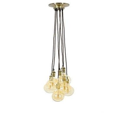 Antique Brass Pendant Light Chandelier Modern Industrial Lighting from Hangout Lighting