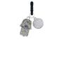 Delight Jewelry Hamsa Hand with Blue Crystal Stronger Braver Smarter Phone Charm view 2