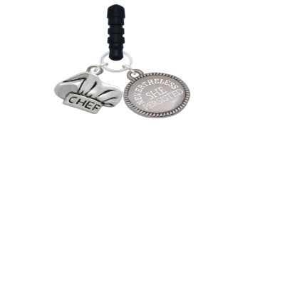 Delight Jewelry Chef Hat Nevertheless She Persisted Phone Charm