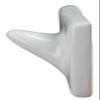 Ceramic Single Wash Cloth Hook Tile Shelf Niche view 2