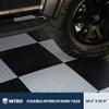 FlooringInc's 4.5mm Flex Nitro Hidden Interlocking Garage Floor Tiles, Flexible PVC Garage Tiles Flooring for a Stronger & Safer Garage, Workshop or Shed, Coin, Dark Gray, 8 Tiles (20.5"x20.5") view 2