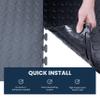 FlooringInc's 4.5mm Flex Nitro Hidden Interlocking Garage Floor Tiles, Flexible PVC Garage Tiles Flooring for a Stronger & Safer Garage, Workshop or Shed, Coin, Dark Gray, 8 Tiles (20.5"x20.5") view 4