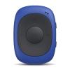 AGPTEK G02 8GB Clip MP3 Player with FM Shuffle, Portable Music Player with Sweatproof Silicone Case for Sports, Blue view 1