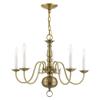 Livex Lighting 5005-01 Williamsburgh Chandelier view 2