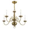 Livex Lighting 5005-01 Williamsburgh Chandelier view 4
