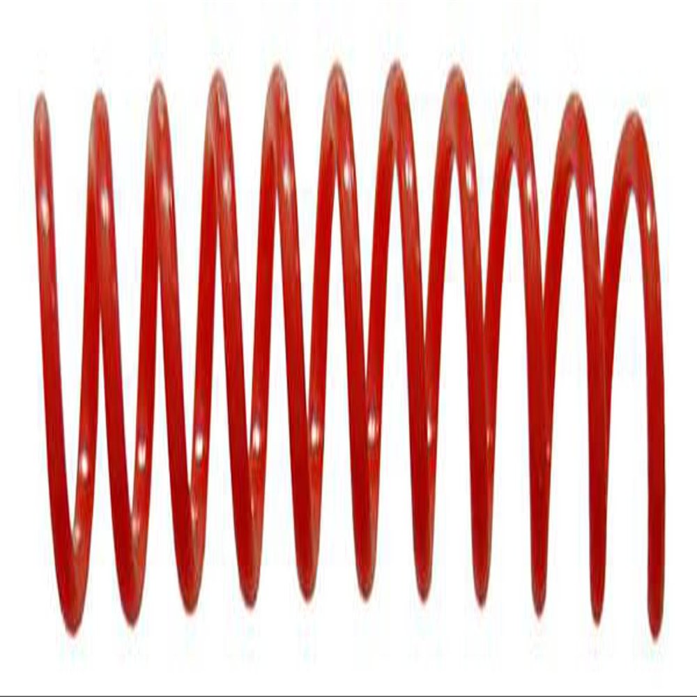 Spiral Coil Binding Spines 8mm x 915mm (5/16 x 36-inch) Light Red