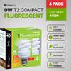 Xtricity Compact Fluorescent Light Bulb T2 Spiral, E26 Base (4 Pack) view 2