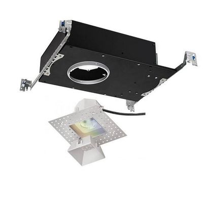 WAC Lighting R3ASDL-N930-HZ Aether Square Invisible Trim with LED Light Engine Narrow 25 Beam 3000K Soft White 90CRI, Haze